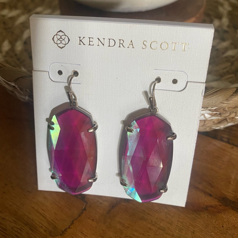 Dichroic Emme Earrings. Never worn, like new!